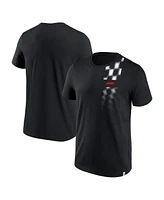 Formula 1 Men's Black Half Tone Grid T-Shirt