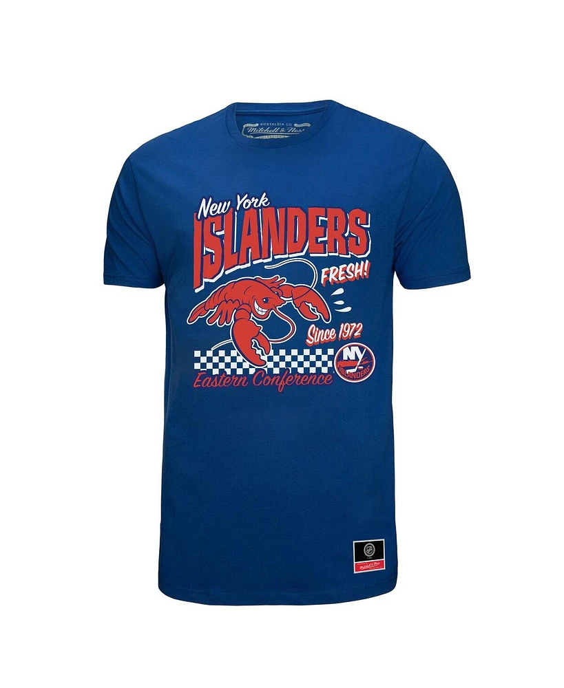 Mitchell & Ness Men's Royal New York Islanders Local Food T-Shirt