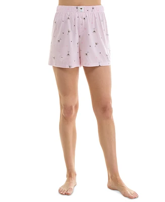 Roudelain Women's 2-Pk. Printed Boxer Shorts