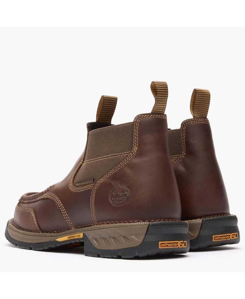 Georgia Boot Men's Athens 360 Steel Toe Waterproof Chelsea