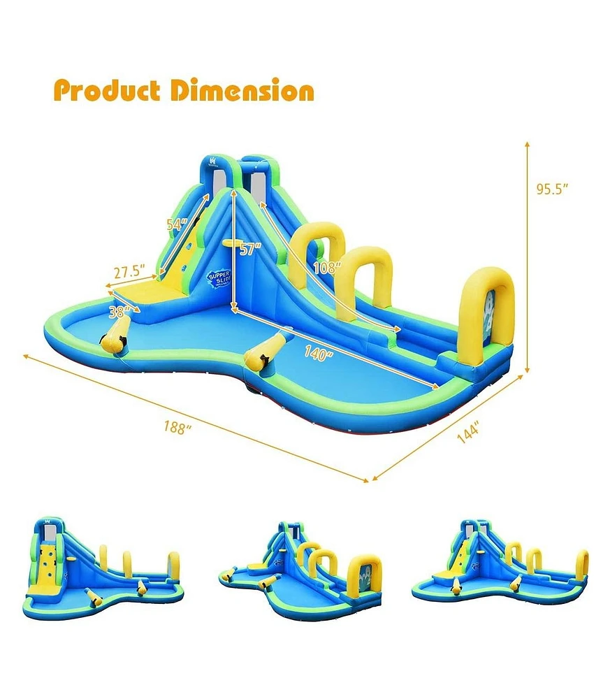 Multifunctional Inflatable Water Bounce with Blower