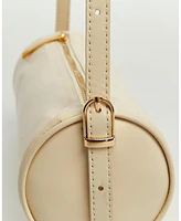 Women's Leather Barrel Bag