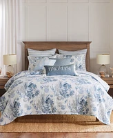 Levtex Coral Landing Reversible 3-Pc. Quilt Set, Full/Queen