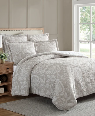 Levtex Sarrah Textured 3-Pc. Comforter Set, Full/Queen