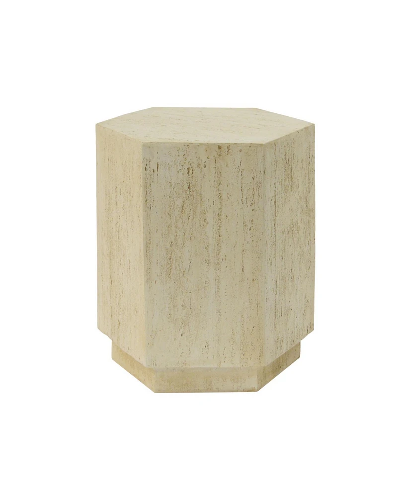 Hexagonal Archaistic Side Table