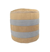 Chic Cotton Ottoman for Modern Home Furniture and Decor