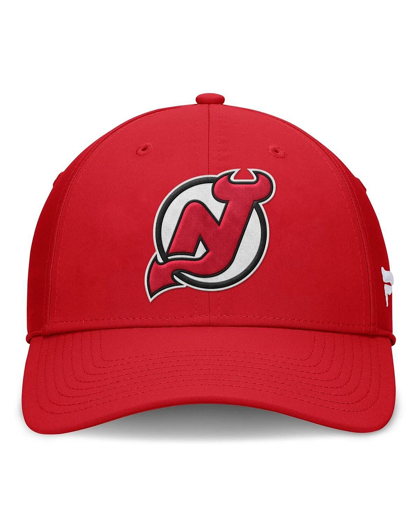 Fanatics Men's Red New Jersey Devils Core Elevated Speed Flex Hat