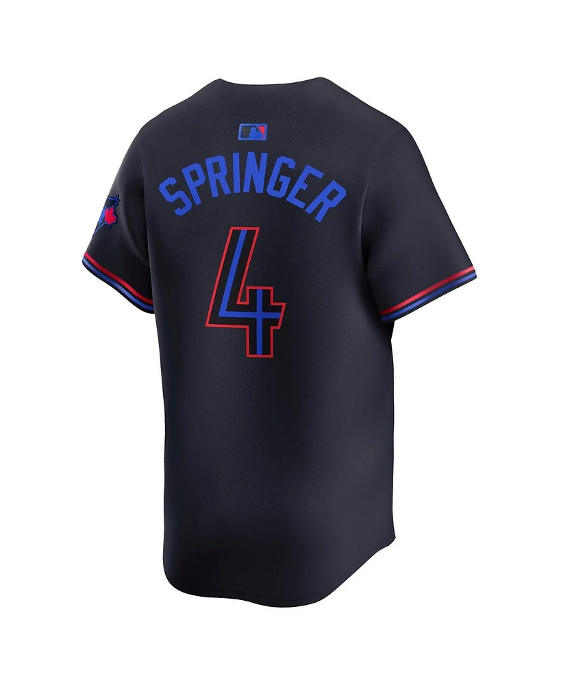 Nike Men's George Springer Blue Toronto Jays City Connect Limited Jersey