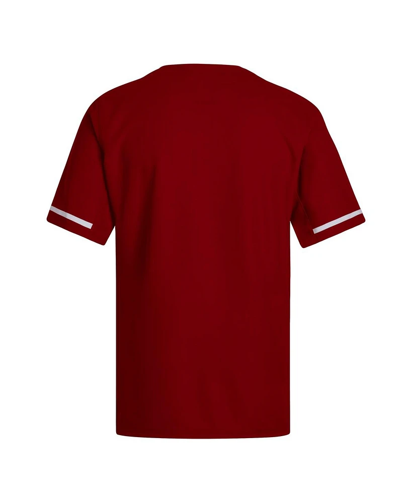 Adidas Men's Red Nc State Wolfpack Replica Baseball Jersey