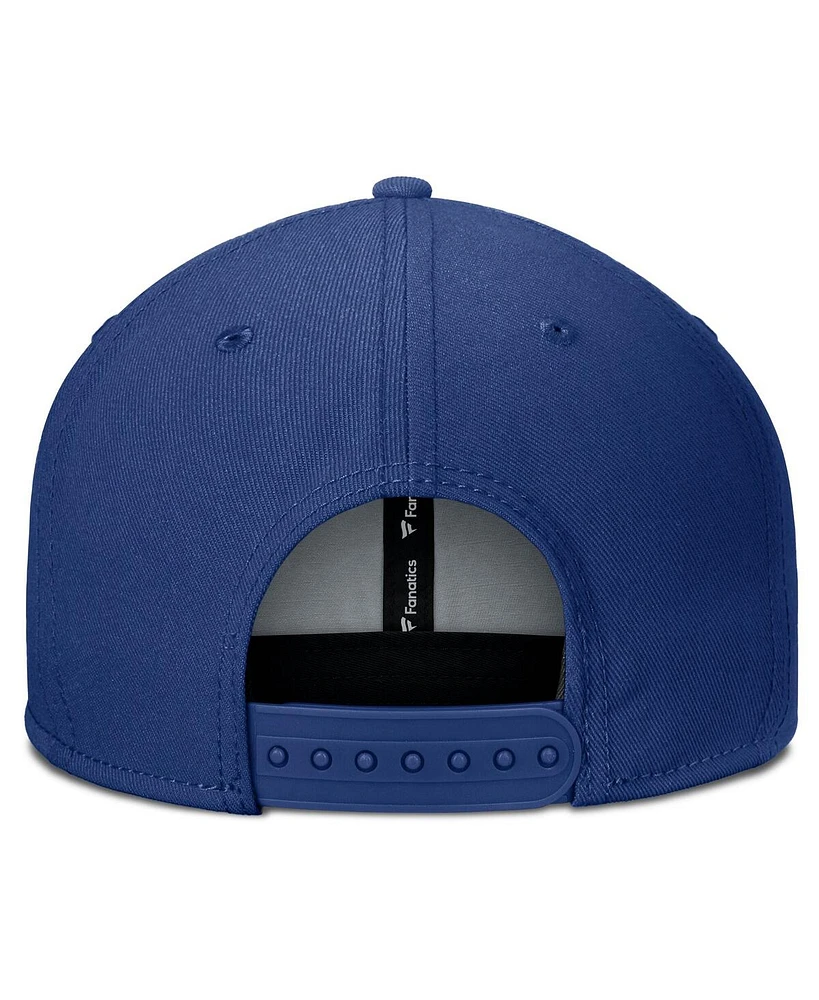Fanatics Men's Blue Toronto Maple Leaf's Fundamental Gino Stack Snapback Hat