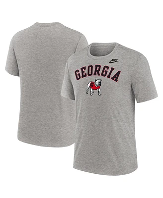 Nike Men's Heather Georgia Bulldogs Legacy Arch Tri-Blend T-Shirt