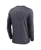 Nike Men's Black Georgia Bulldogs 2025 Sideline Velocity Performance Long Sleeve T-Shirt