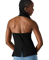 Steve Madden Women's Brielle Button-Front Halter Vest