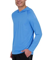 Spyder Men's Long Sleeve Shadow Stripe Rashguard Swim Hoodie