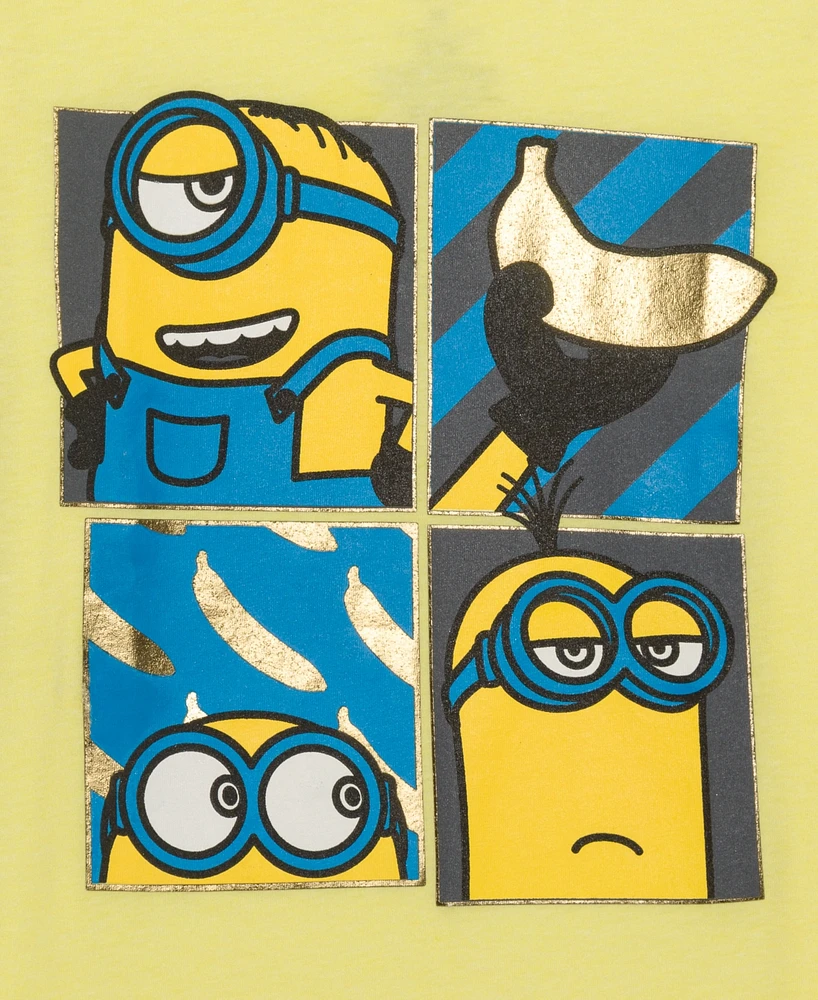 Despicable Me Little & Big Boys Minion Short Sleeve T-Shirt