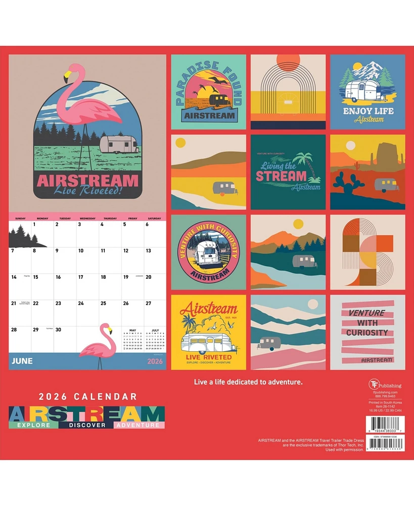 2026 Airstream Wall Calendar