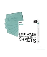 Mess Free Face Wash Sheets, Instantly Dissolves, 25 Washes