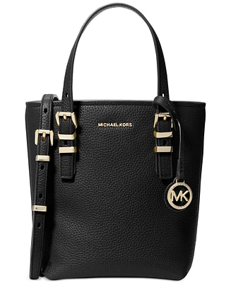 Michael Kors Quinn Extra Small Leather North South Tote Crossbody