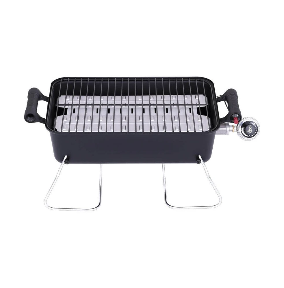 Char-Broil Deluxe Portable Propane Gas Table Top Grill - Black