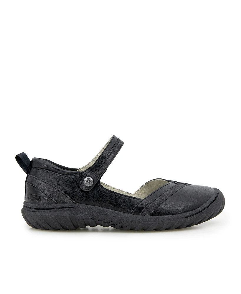 Jbu Women's Raven Round Toe Flats