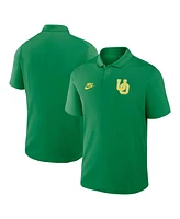 Nike Men's Green Oregon Ducks Primetime Victory Legacy Vault Logo Performance Polo Shirt