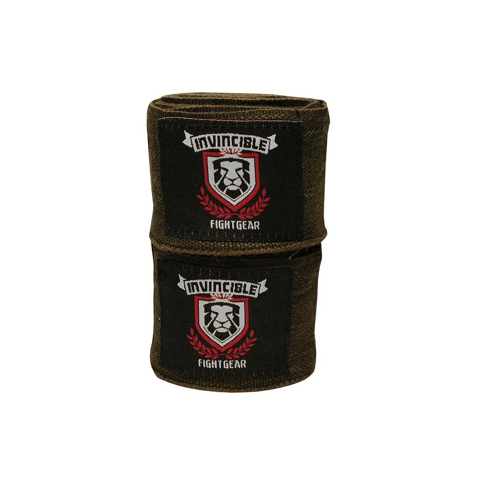 Amber Invincible Elastic Thick Hunter Green 200" Handwraps