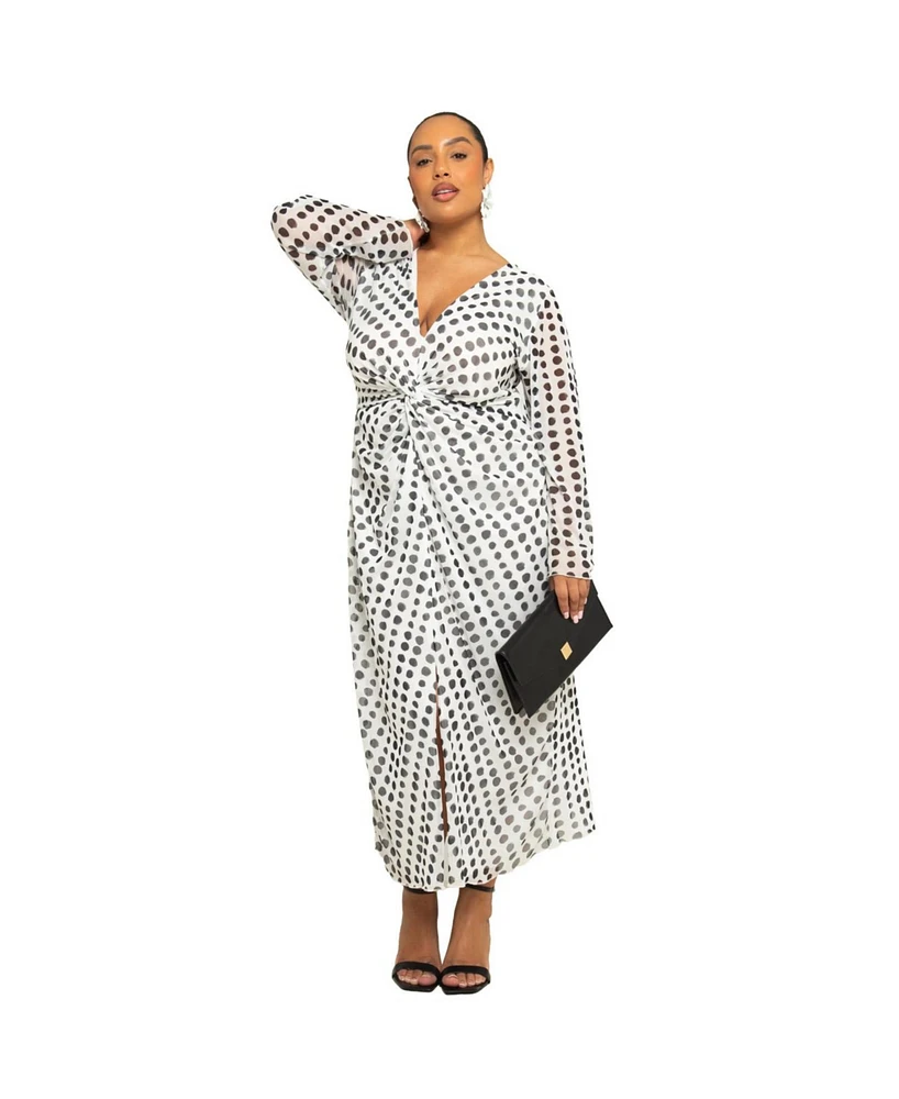 Fashion-szn Curve Women's Floral Print Maxi Dress