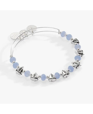 Alex and Ani Sailboat Beaded Bangle Bracelet