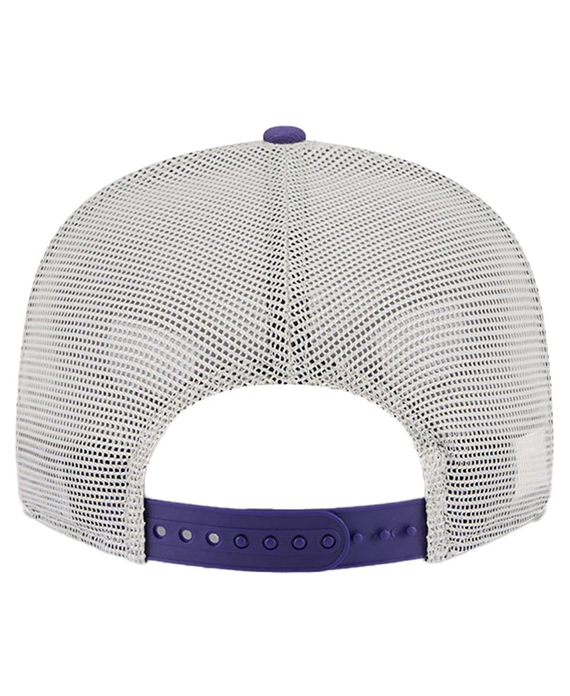 New Era Men's Phoenix Suns Purple Victory Grove Split Panel 9FIFTY Snapback Hat