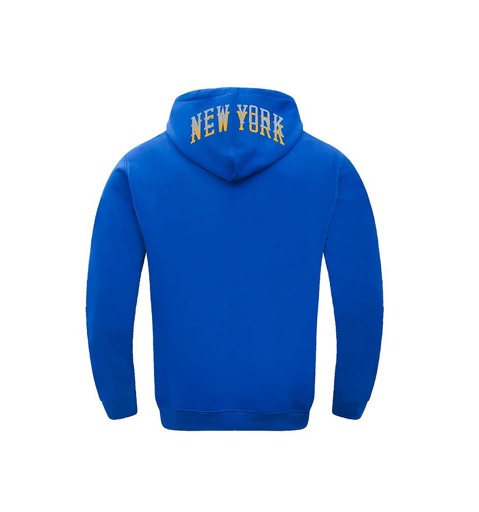 Pro Standard Men's Blue New York Knicks 2024/25 City Edition Pullover Hoodie