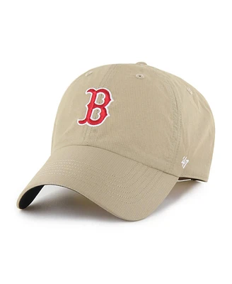 '47 Brand Men's Khaki Boston Red Sox Performance Clean Up Adjustable Hat
