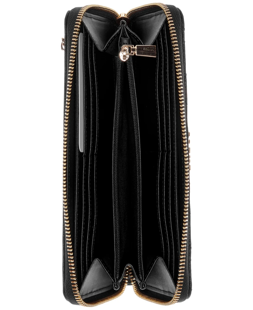 Guess Laurel Ii Large Zip Around Wallet