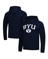 Fanatics Unlabeled Men's Navy Byu Cougars Fleece Pullover Hoodie