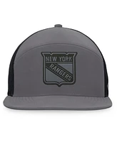 Fanatics Men's Charcoal New York Rangers Fairweather Adjustable Hat