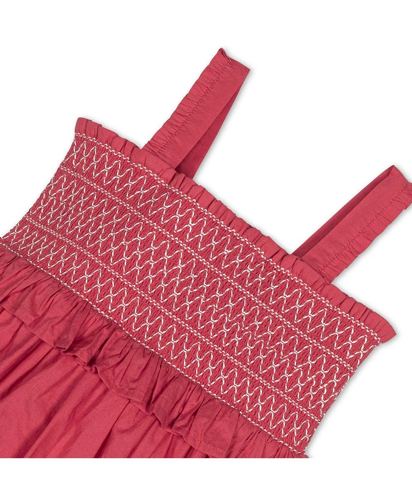 Hope & Henry Little Girls Sleeveless Smocked Sundress