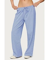 Edikted Women's Olivia Striped Loose Fit Pants