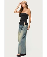 Edikted Women's Belinda Asymmetric Tube Top