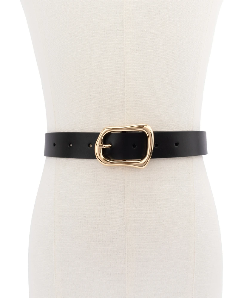 Kate Spade New York Women's 30mm Molten Metal Buckle Belt