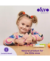 Wise Elk Okto Color Dough Classpack – 96 Packs in 8 Colors (School Supplies) Success