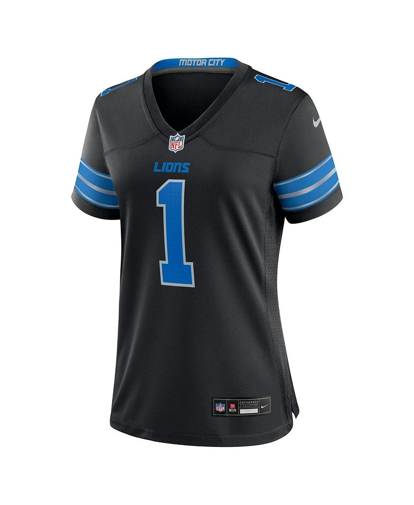 Nike Women's Jameson Williams Black Detroit Lions 2nd Alternate Game Player Jersey