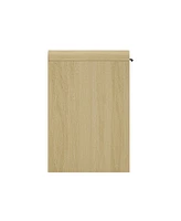 Manhattan Comfort 54" Medium Density Fiberboard Grace Modern 2 Drawer Home Office Desk