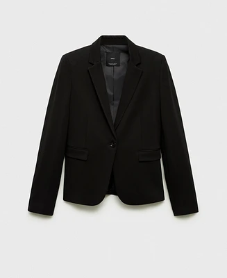 Mango Women's Pocketed Suit Jacket