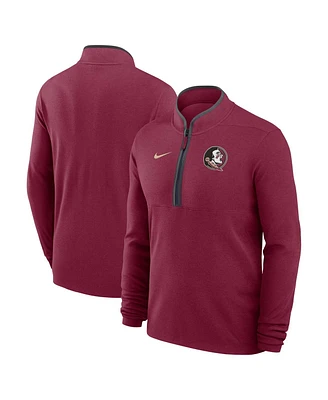 Nike Men's Garnet Florida State Seminoles Lightweight Victory Performance Half-Zip Pullover Sweatshirt