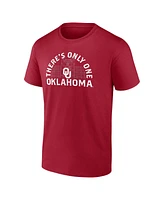 Fanatics Men's Crimson Oklahoma Sooners Power Drive T-Shirt