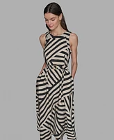 Karl Lagerfeld Paris Women's Printed Sleeveless Dress
