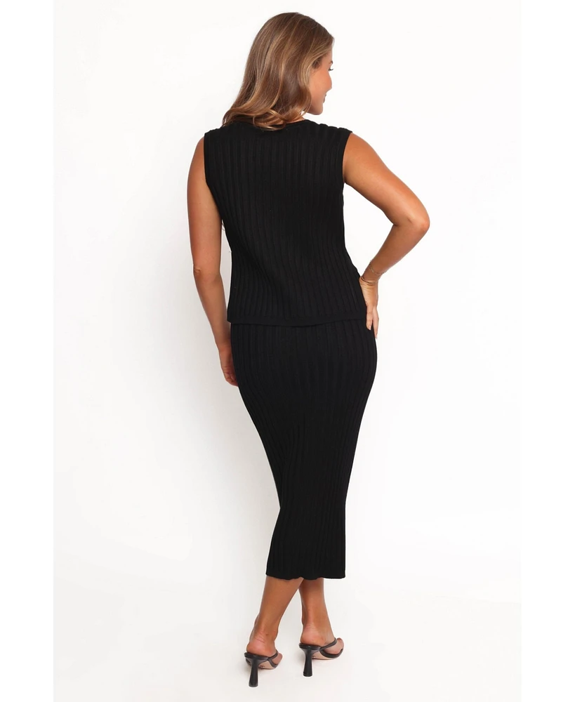 Petal and Pup Richelle Ribbed Knit Skirt Set