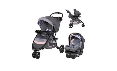 Baby Trend Ez Ride Se Stroller Travel System with Secure-Lift Infant Car Seat in Bluebell