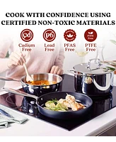 Alva Maestro 2pc Nonstick Ceramic Frying Pan Set - (8" & 11")