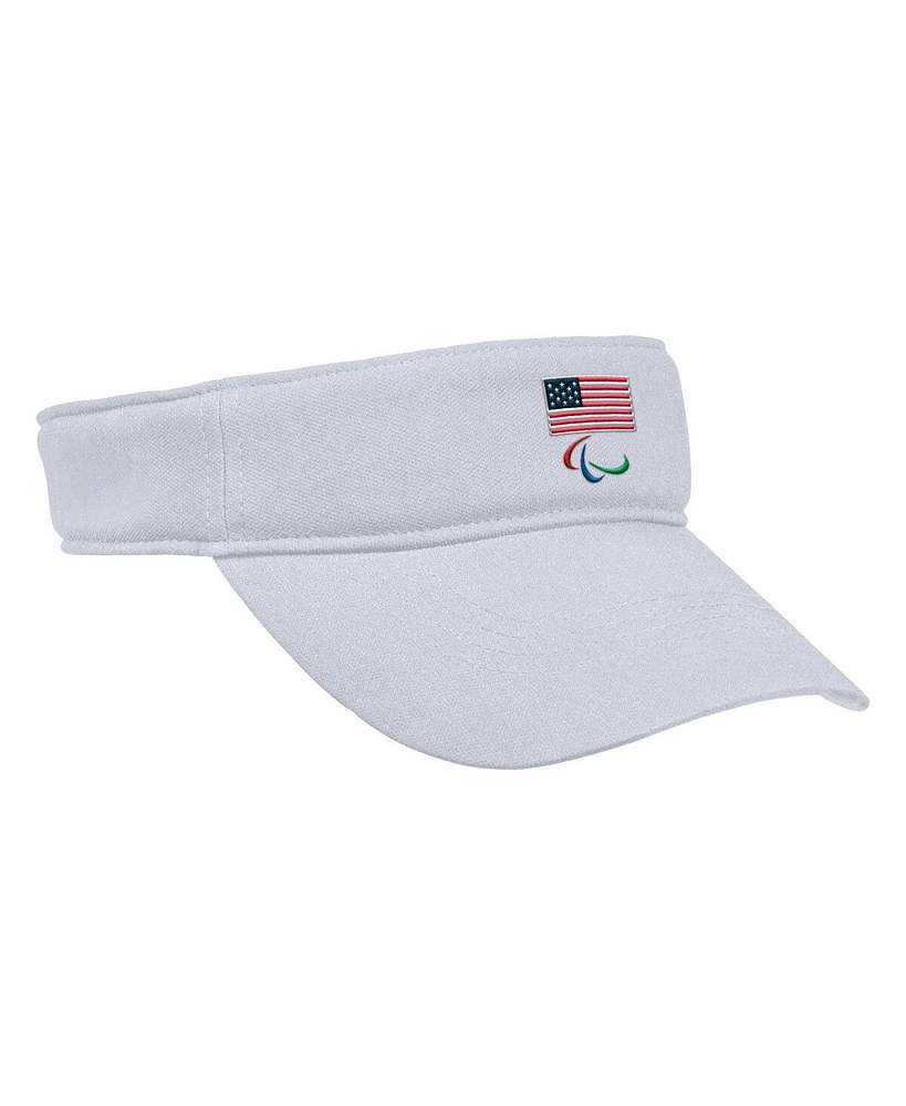 Nike Men's White U.s. Paralympics Ace Adjustable Visor Hat
