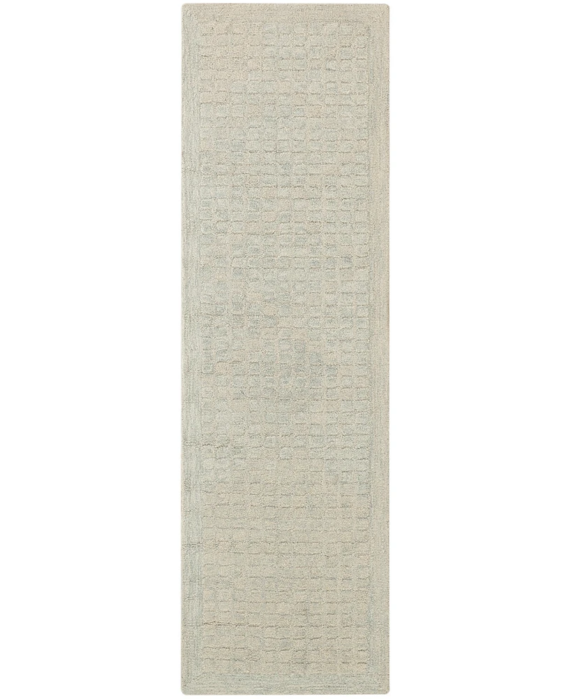 Dkny Pure Grids PGR01 2'2"x7'5" Runner Area Rug
